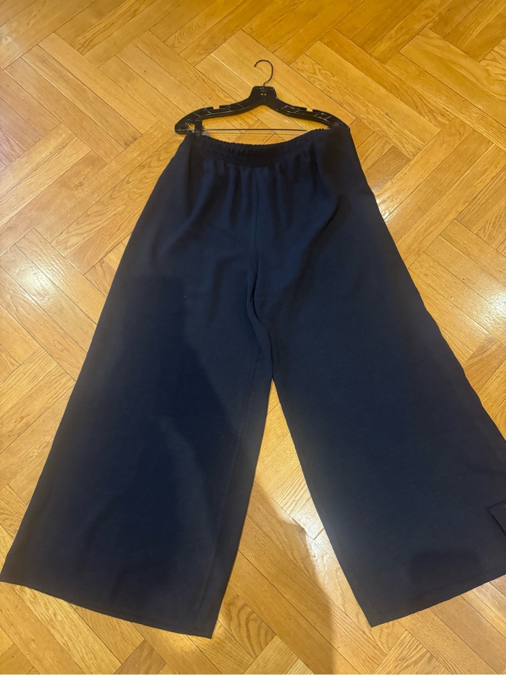 Zara Wide Leg Pants in Black Sz XL